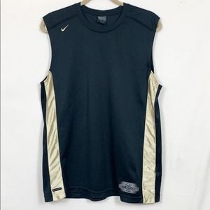 Nike Battlegrounds Basketball Jersey Black/Gold M